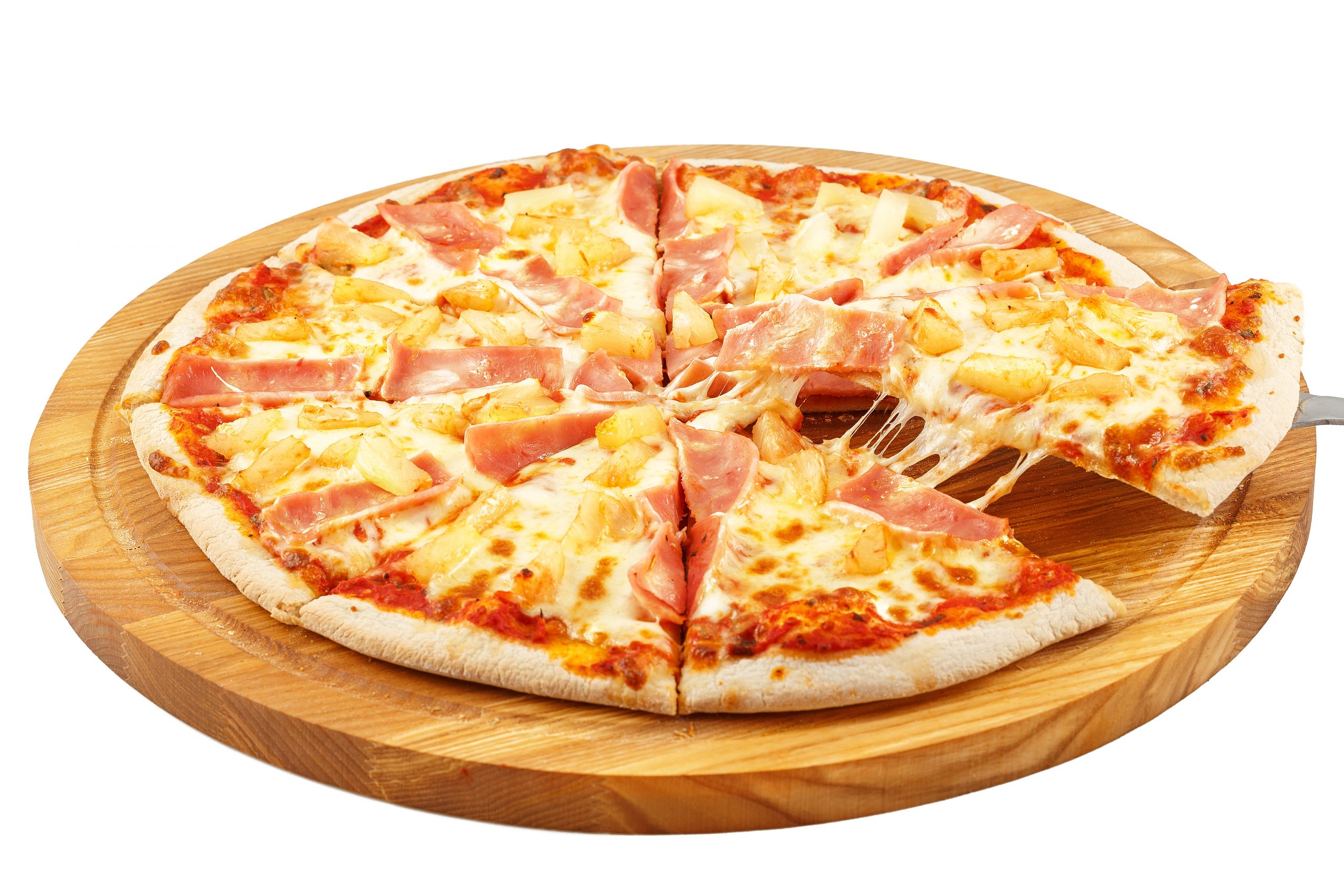 пицца гавайская на белом фоне фото 12